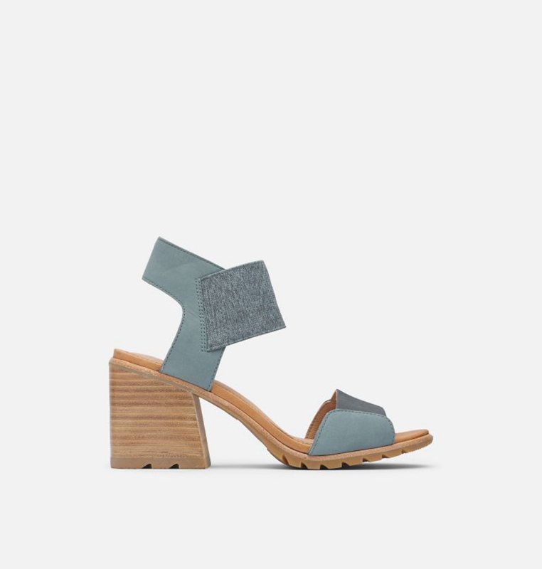 Womens Sandals Blue/Grey - Sorel Nadia™ - 903-KPAFNR